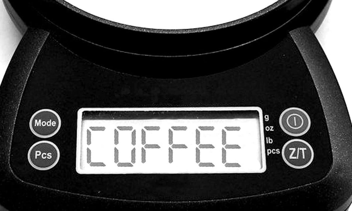 Espresso Scale with Timer 1000g/0.1g, Small and Handy Barista