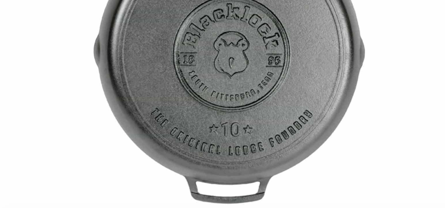 Lodge Cast Iron - This Blacklock Foundry spider skillet was made between  1896 and 1910. In 1910, the Blacklock Foundry burnt down. Upon  reorganization, the company was named Lodge Manufacturing. That means