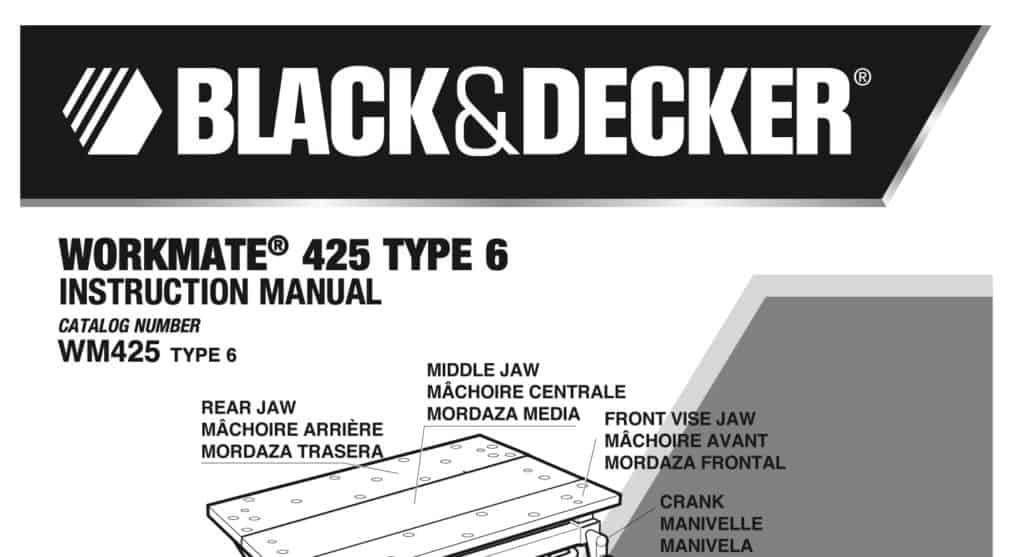 2) Black Decker Workmate 425 Leg Catch WM425